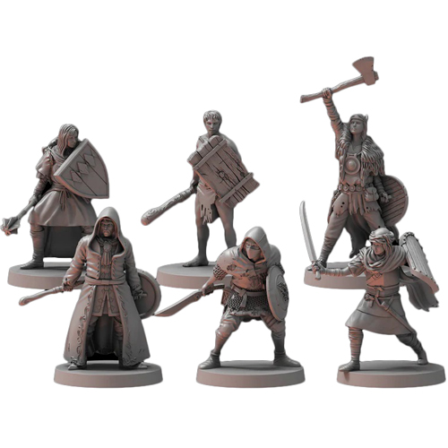 Dark Souls RPG: Miniatures Set - Unkindled Heroes Pack 2
