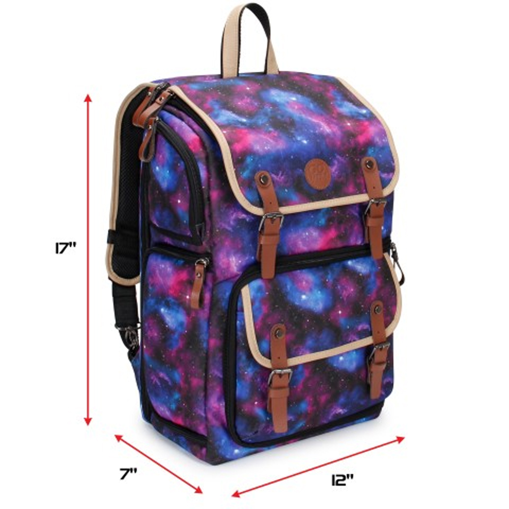 ENHANCE Card Storage Backpack: Full-size Galaxy Print (Designer Edition) (Last Chance)