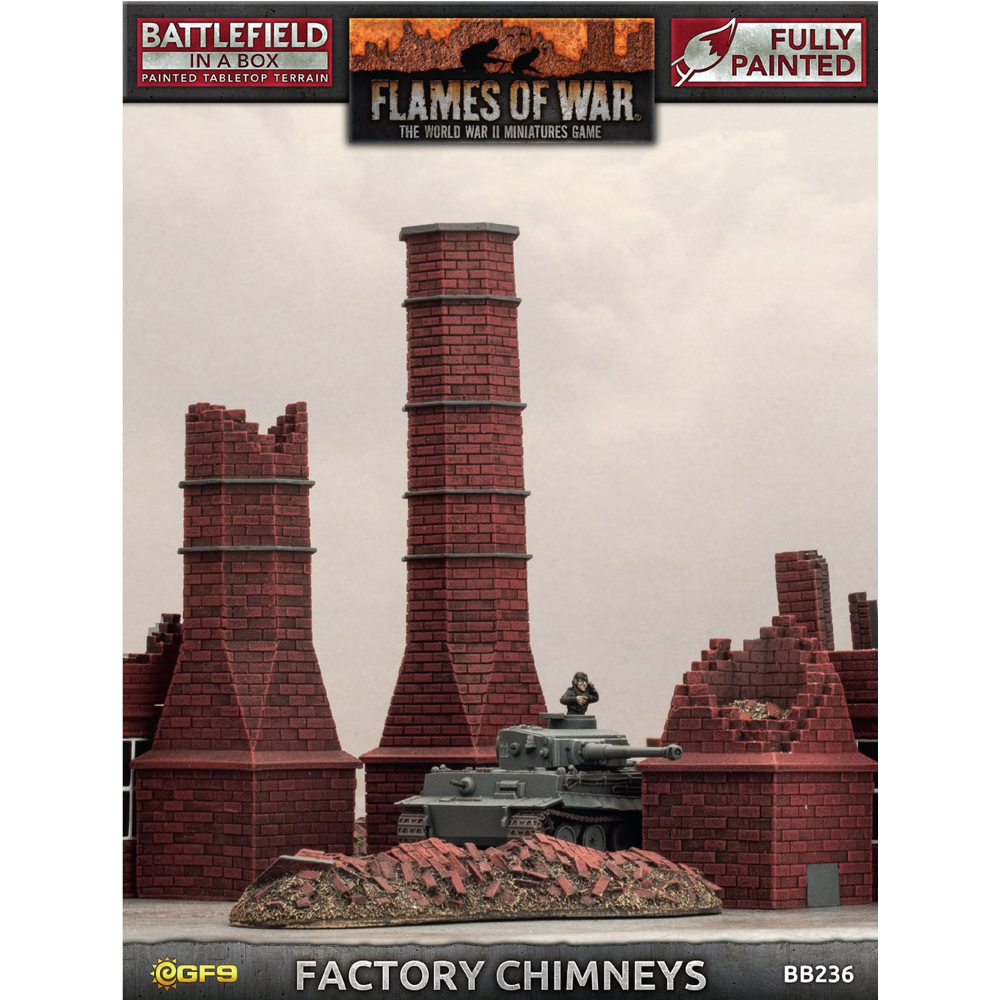 Battlefield in a Box: Flames of War - Factory Chimneys