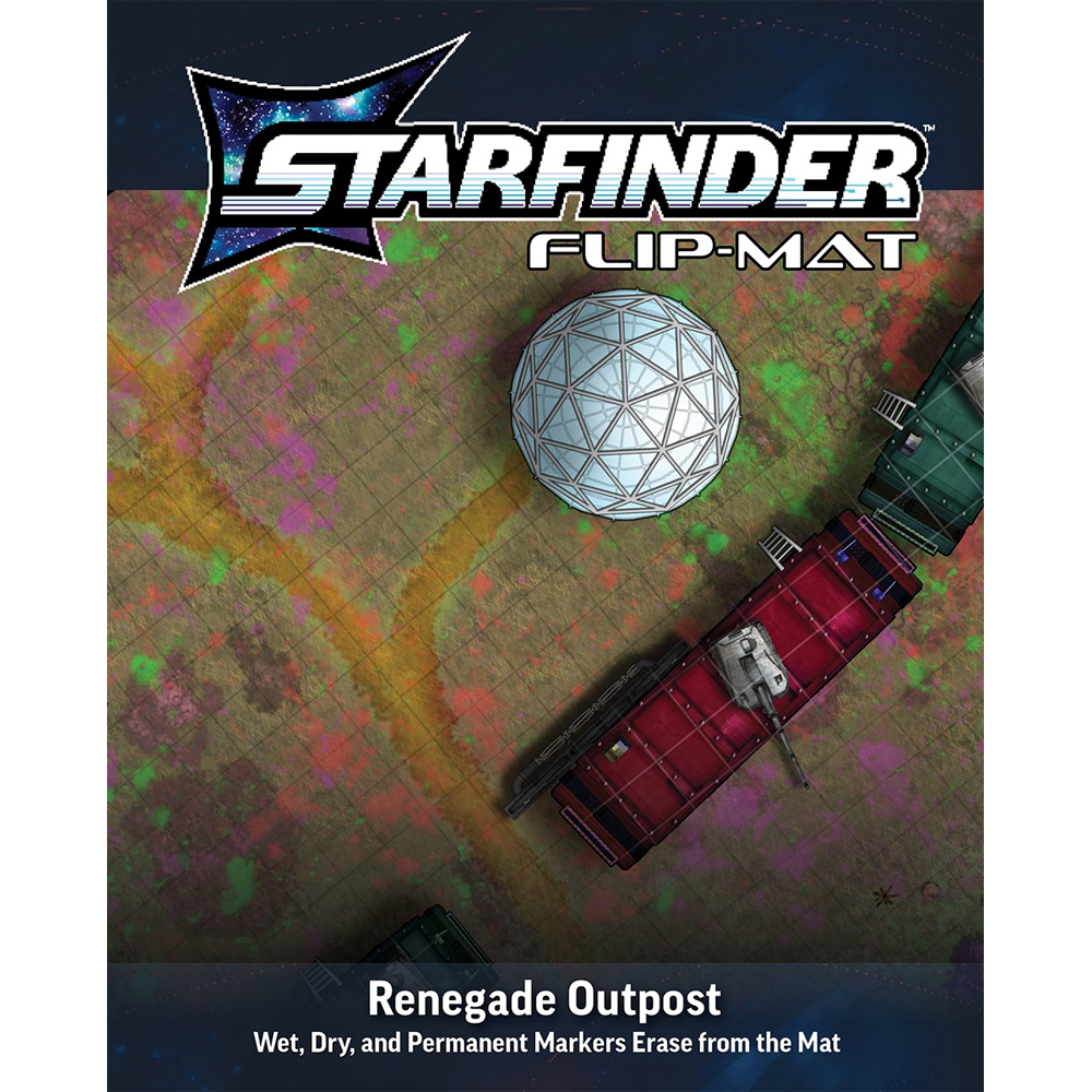 Starfinder 2E RPG: Flip-Mat - Renegade Outpost