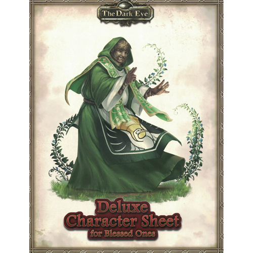 The Dark Eye RPG: Deluxe Character Sheet For Blessed Ones (Last Chance)