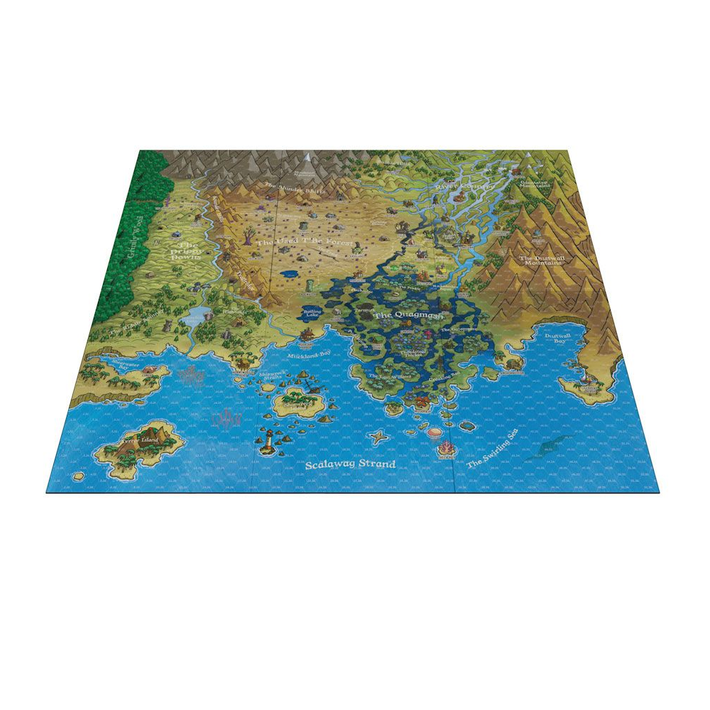 Land of Eem RPG: Mucklands Map Gameboard (New Arrival)