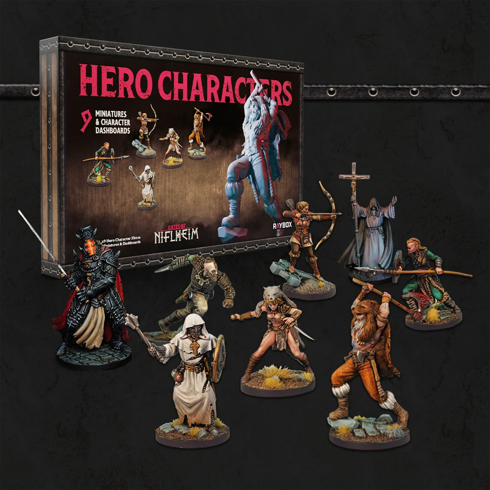 Gates of Niflheim: Hero Characters Miniatures Set (Preorder)