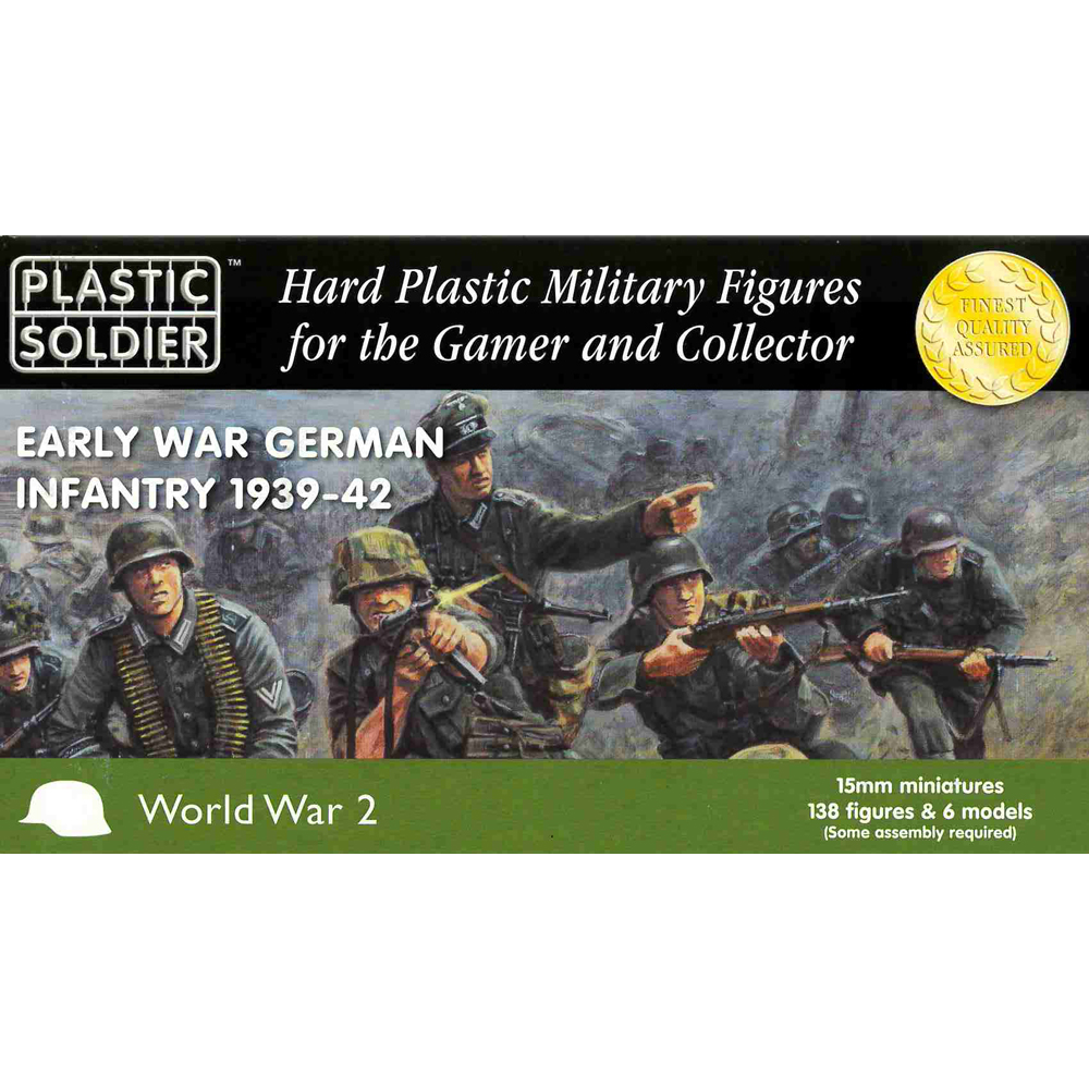 15mm Scale WW2: Early German Infantry 1939-42