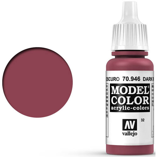 Vallejo Model Color Paint: Dark Red