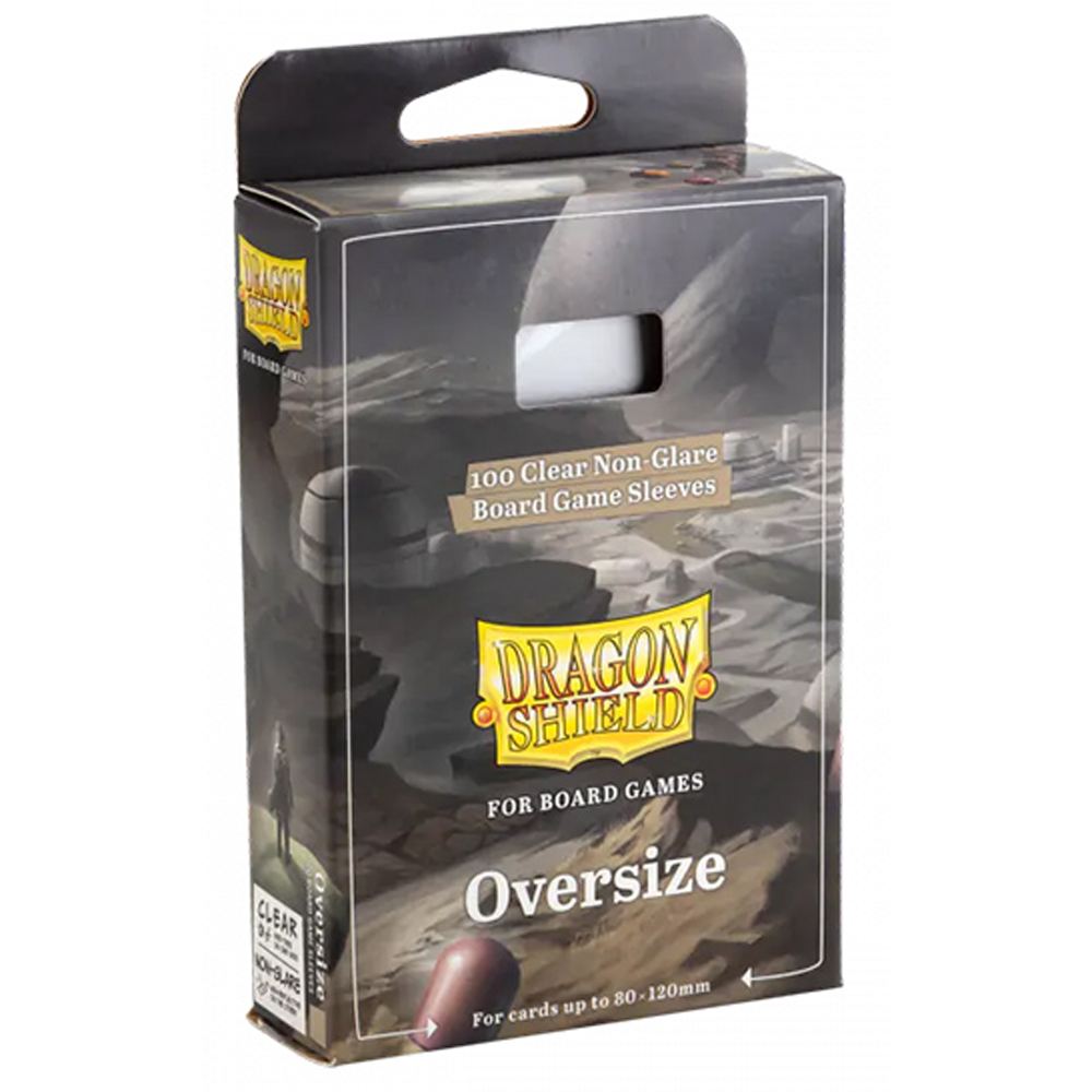 Dragon Shield Board Game Sleeves: Oversize - Clear Non-Glare (100)