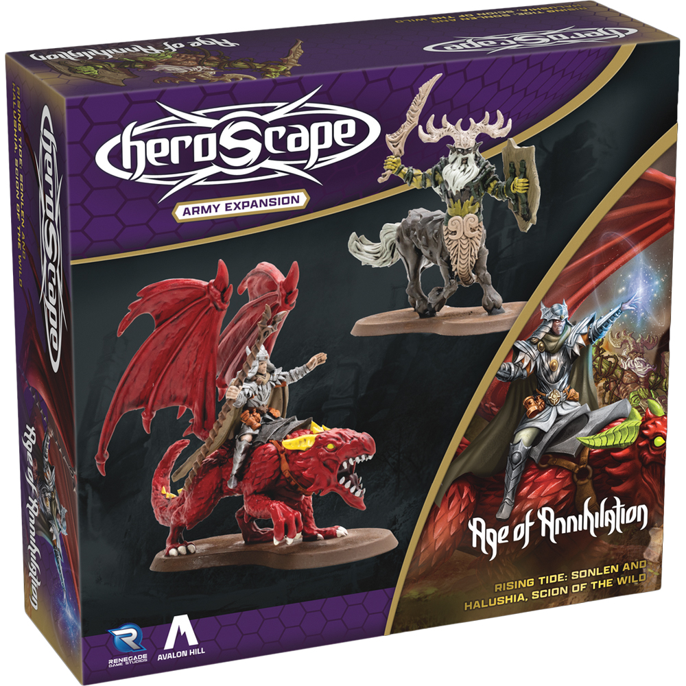 Heroscape: Rising Tide - Sonlen & Halushia, Scion of the Wild Army Expansion