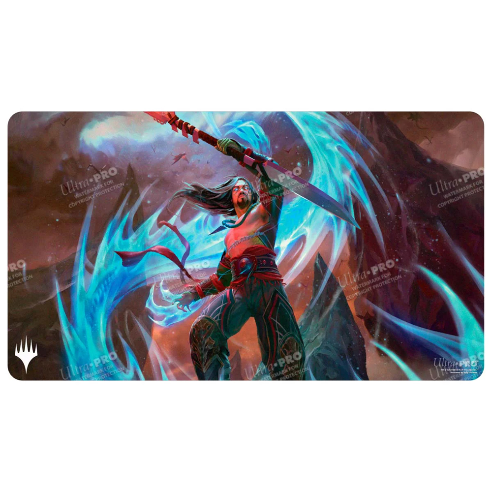 MtG Playmat: Tarkir Dragonstorm - Sarkhan, Dragon Ascendant