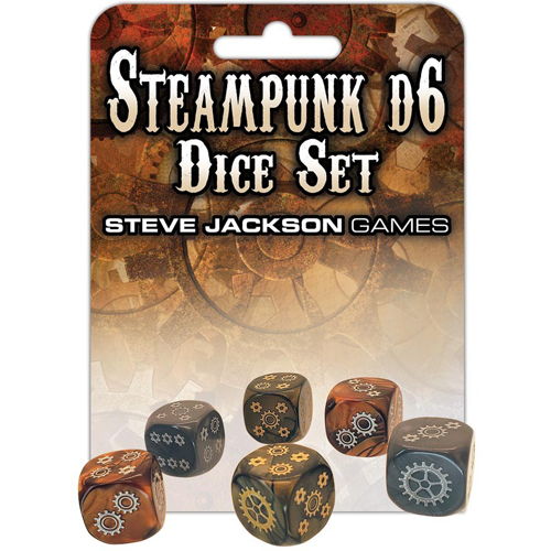 Steampunk d6 Dice Set (6)