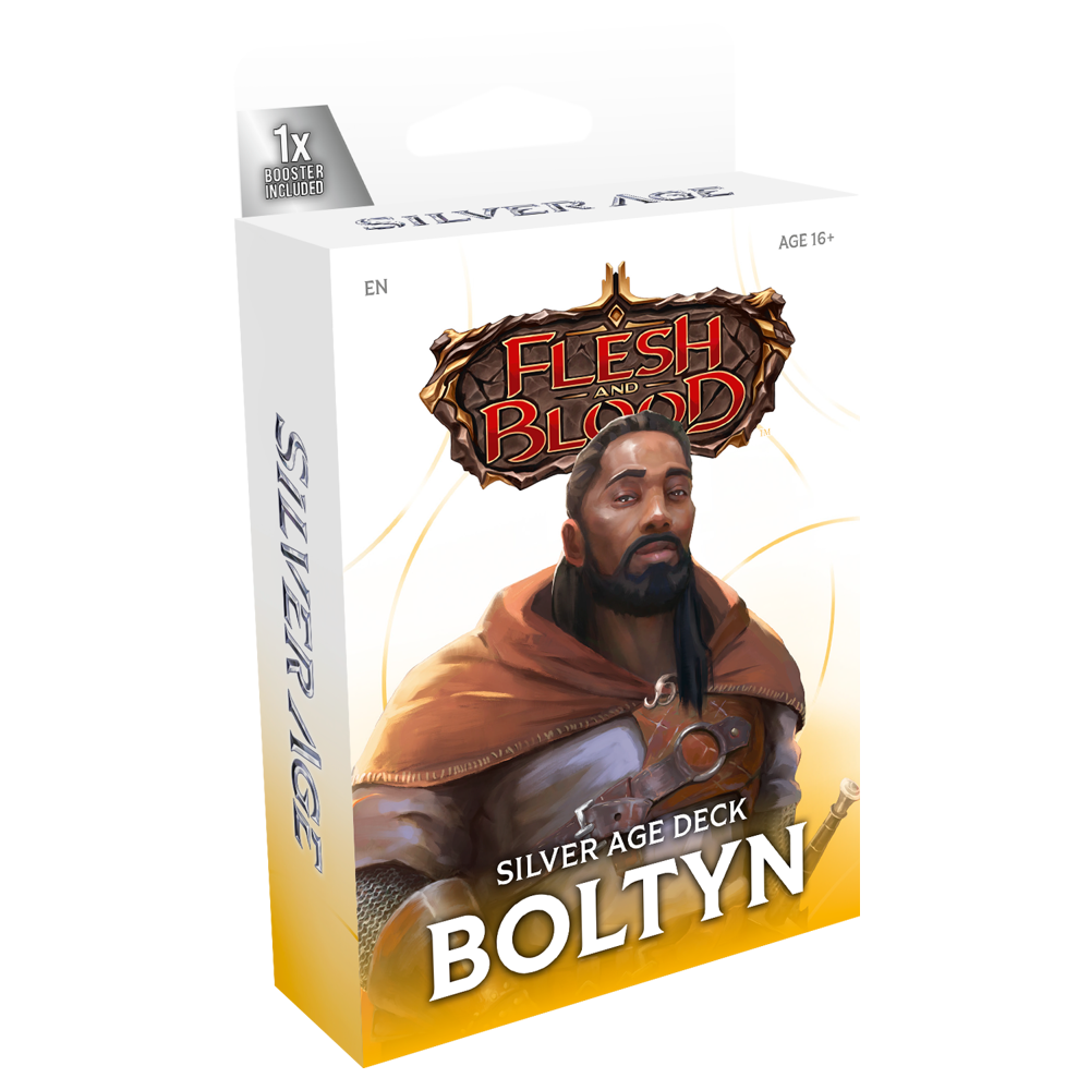 Flesh & Blood TCG: Silver Age Chapter 3 Deck - Boltyn (Light Warrior) (Preorder)