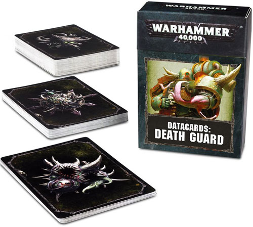 Warhammer 40K: Death Guard Datacards (Clearance)