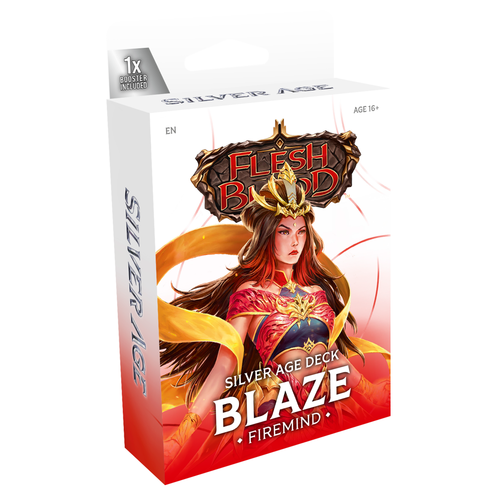 Flesh & Blood TCG: Silver Age Chapter 3 Deck - Blaze (Wizard) (Preorder)