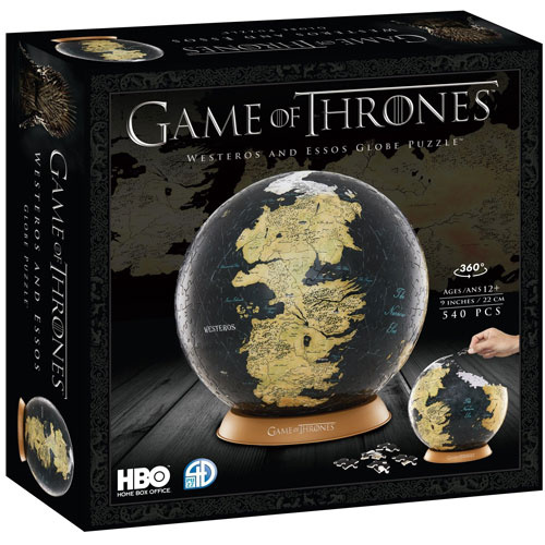 3D Puzzle: Game of Thrones - World Globe