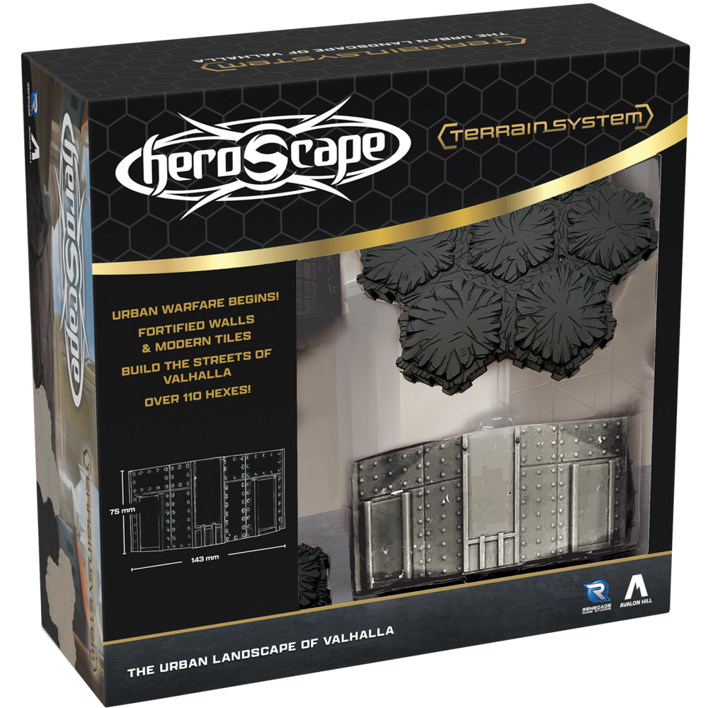 Heroscape: Terrain System - The Urban Landscape of Valhalla (New Arrival)