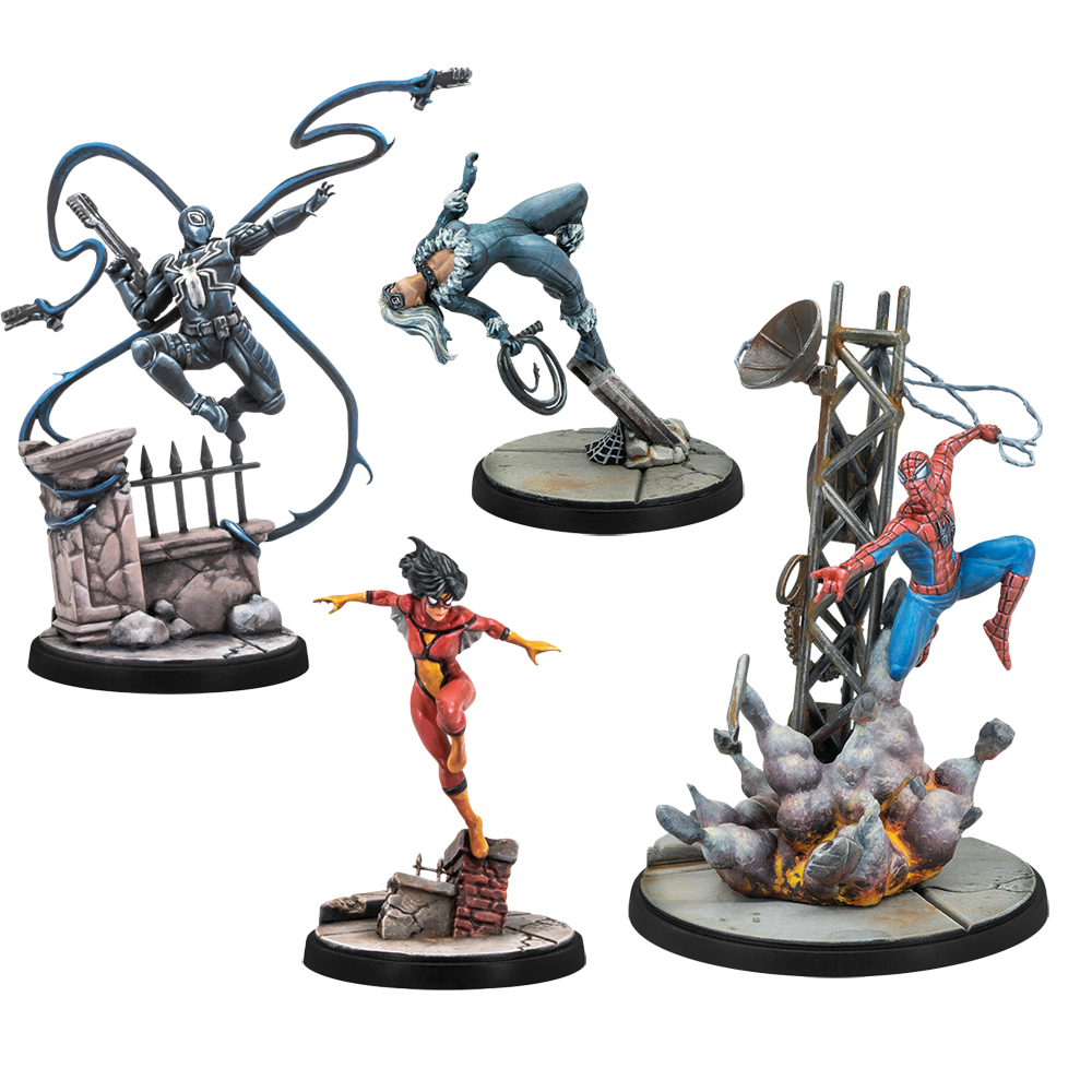 Marvel Crisis Protocol: Web-Swinging Heroes Affiliation Pack