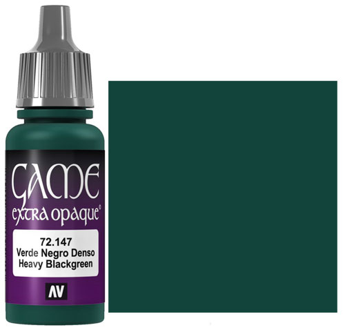 Vallejo Game Color: Heavy Black Green (17ml)