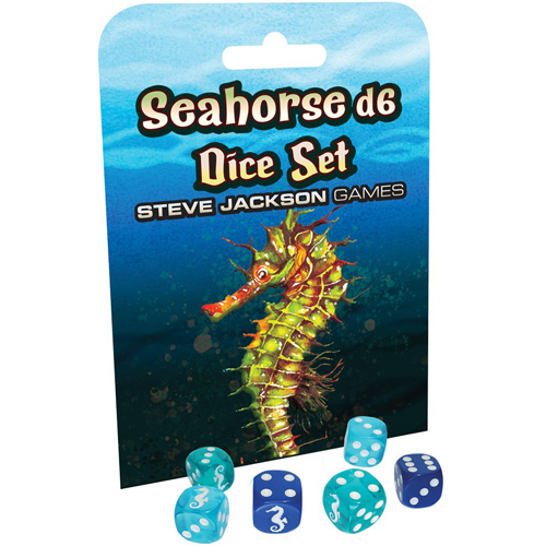 Seahorse d6 Dice Set (6) (Last Chance)