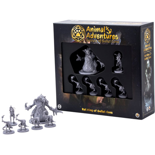 Animal Adventures RPG: Miniatures Set - Rat King of Gullet Cove