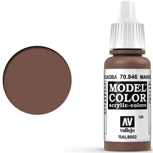 Vallejo Model Color Paint: Mahogany Brown