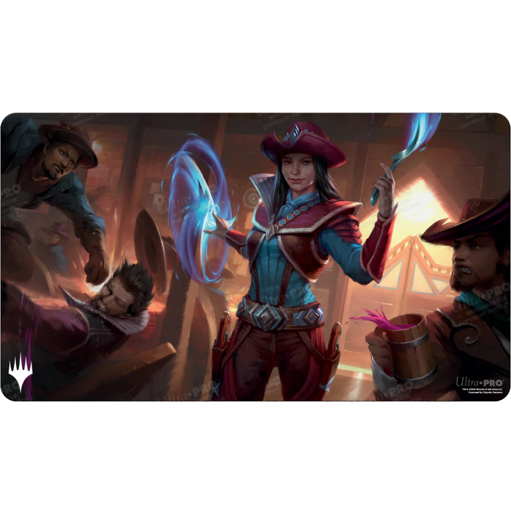 MtG Playmat: Outlaws of Thunder Junction - Stella Lee, Wild Card (Last Chance)