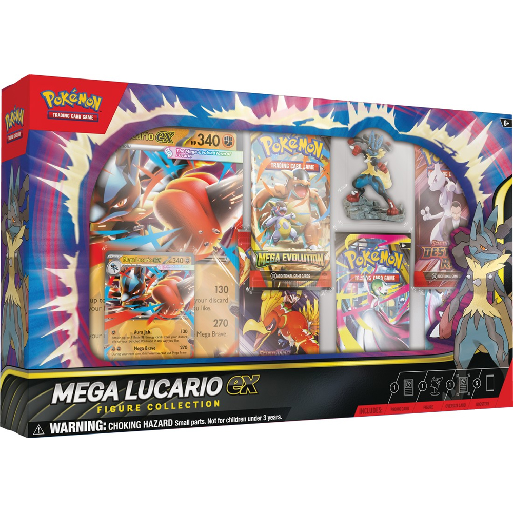 Pokemon TCG: Mega Lucario ex - Figure Collection
