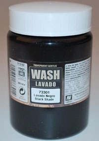 Vallejo Auxiliary Products - Black Wash (200ml)