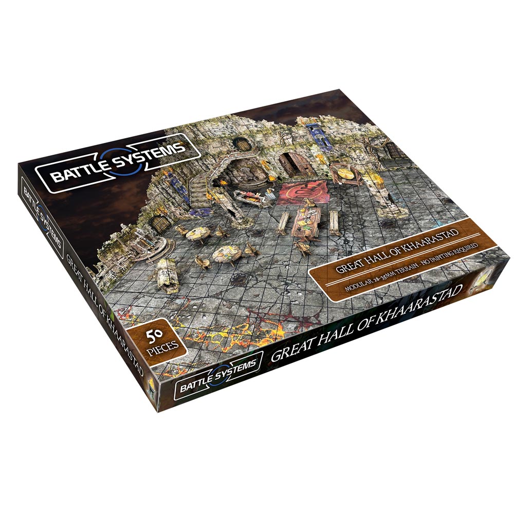 Battle Systems Terrain: Fantasy Dungeon - Great Hall of Khaarastad