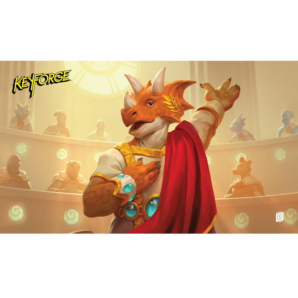 KeyForge Playmat: Winds of Exchange - Senator (Last Chance)