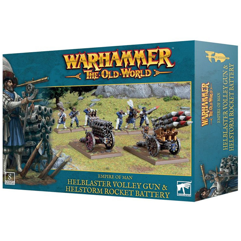 Warhammer Old World: Empire of Man - Helblaster Volleygun & Helstorm Battery