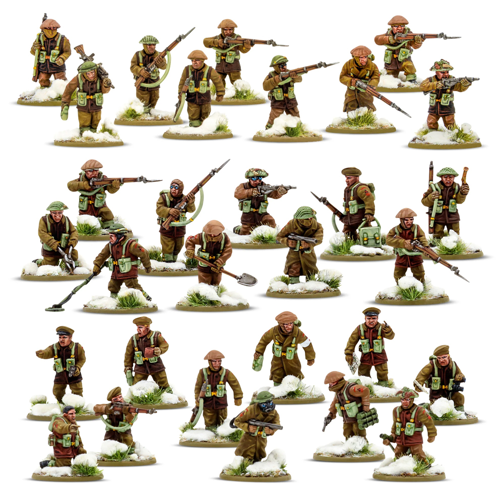 Bolt Action: British & Canadian Infantry (Winter) Platoon