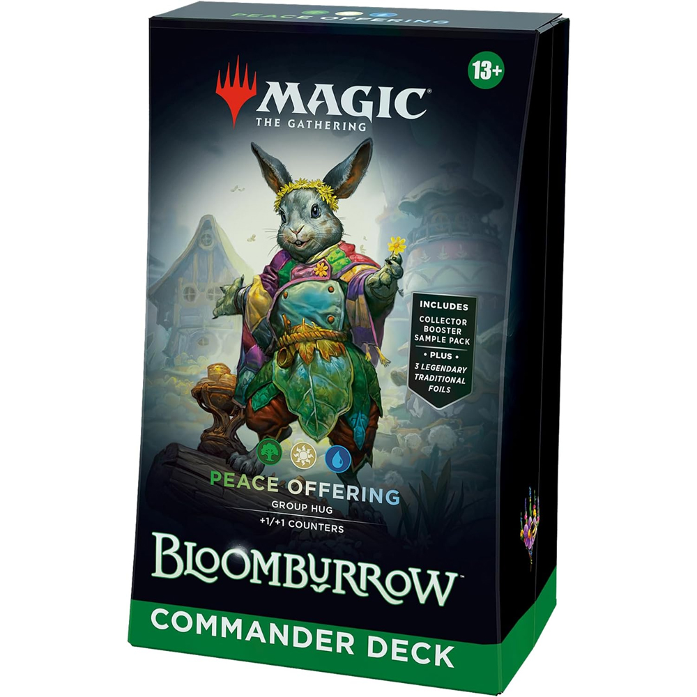 mtg bloomburrow commander deck peace offering
